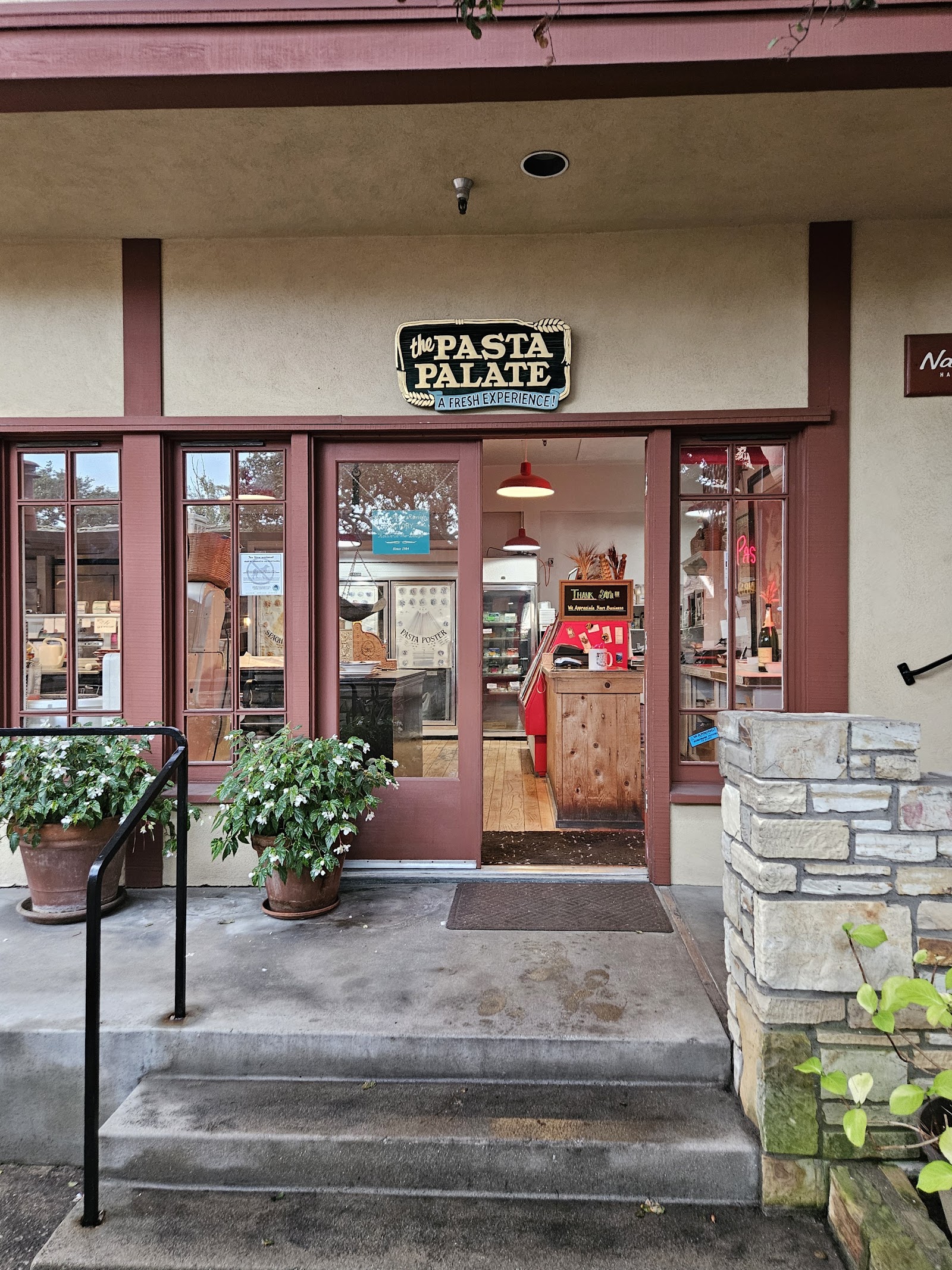 The Pasta Palate storefront in Carmel
